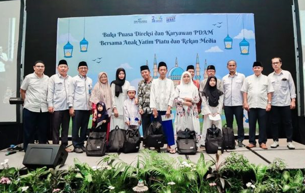 Buka Puasa Bersama PDAM dan Pemberian Santunan Anak Yatim Piatu