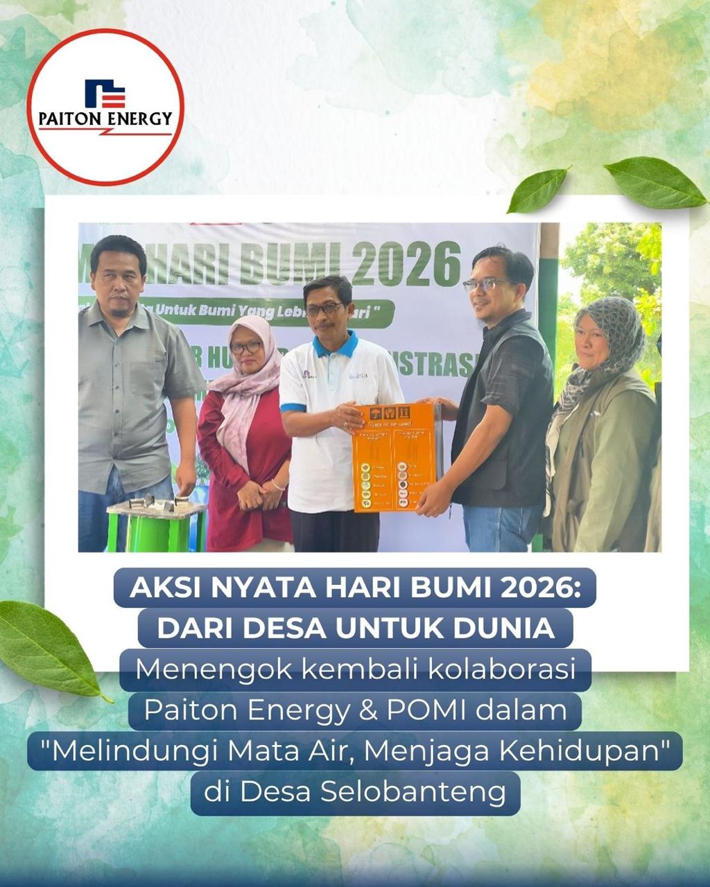Aksi Nyata Pt. Paiton Energy & POMI di Hari Bumi 2026