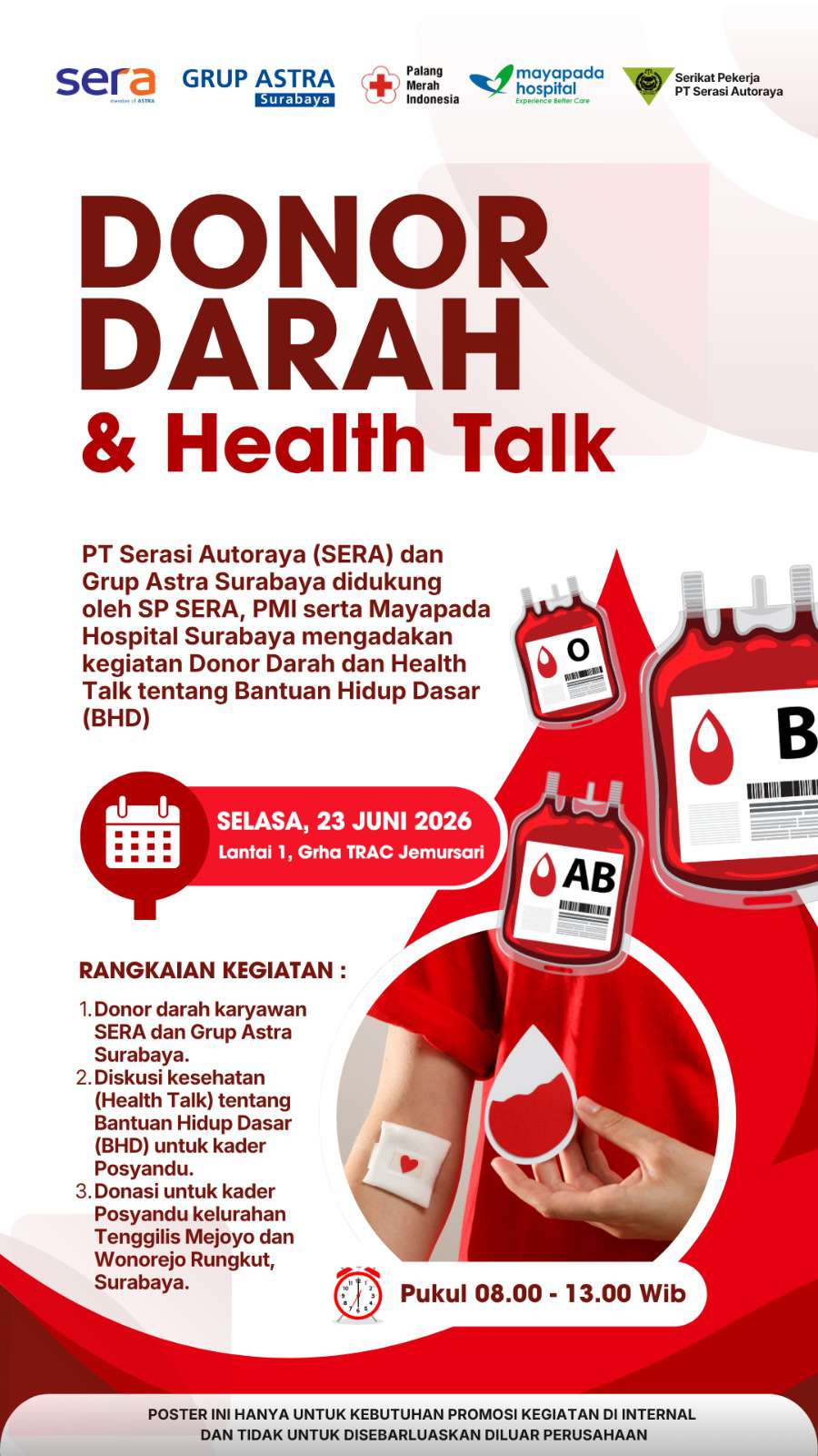 Kegiatan Corporate Social Responsibility PT Serasi Autoraya (SERA) dan Grup Astra Surabaya 2026