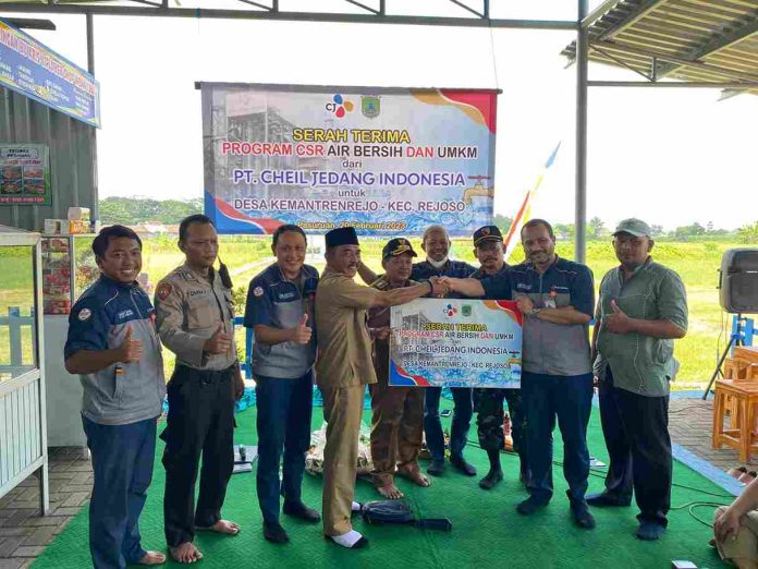 PT. Cheil Jedang Indonesia Bantu UMKM dan Instalasi Air Bersih
