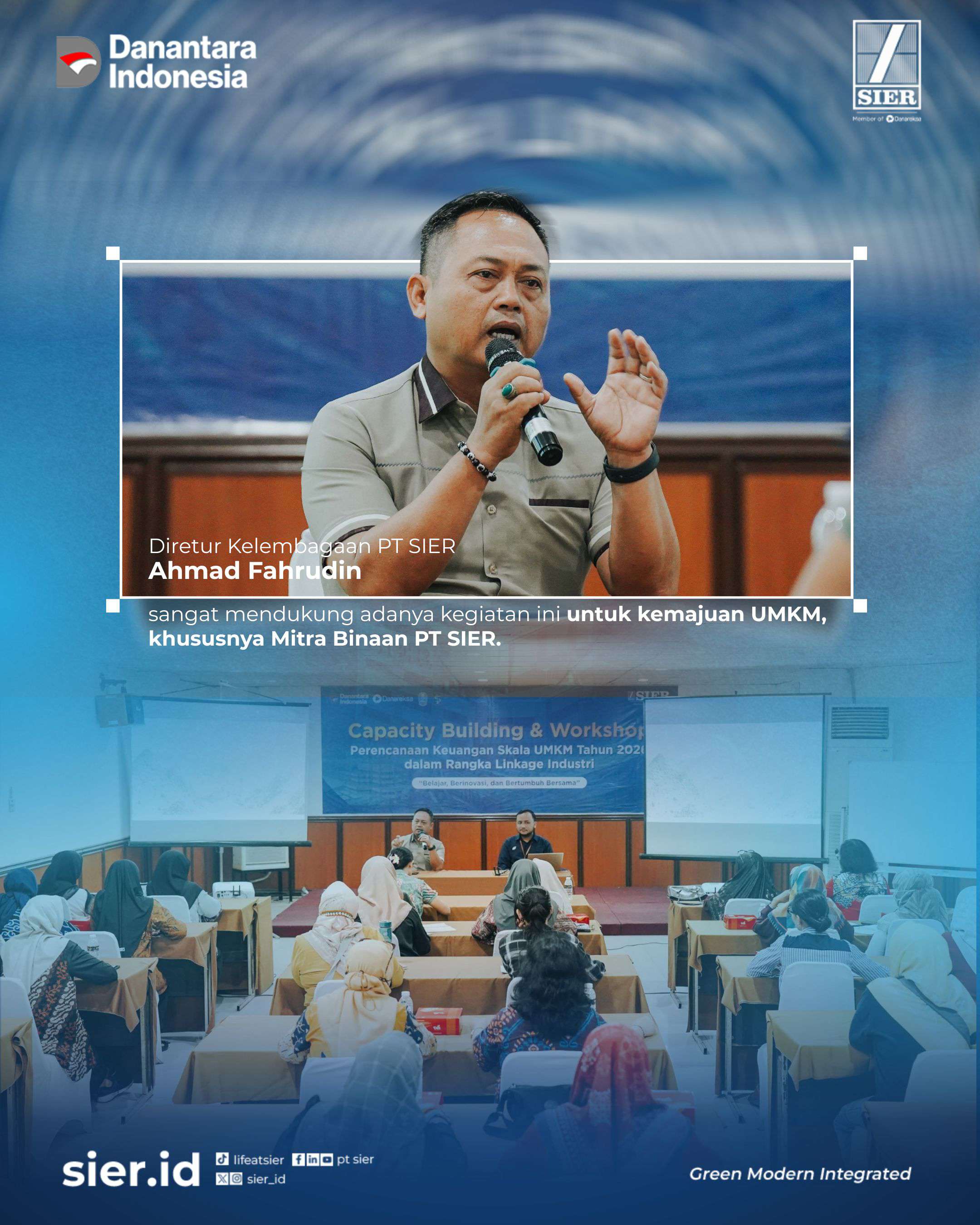 Dukung UMKM Naik Kelas, PT SIER Gelar Workshop Perencanaan Keuangan bagi Mitra Binaan