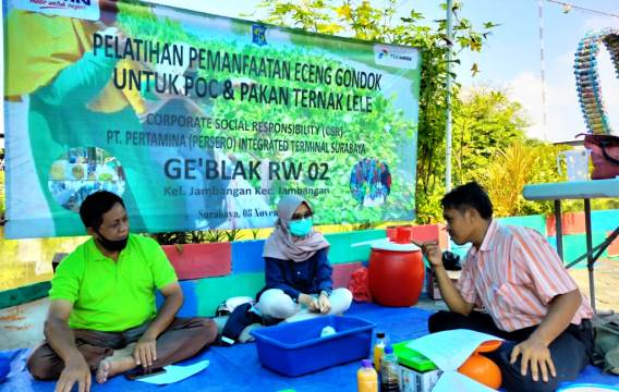 Lewat KWE Geblak Jambangan, IT Surabaya Raih Proper Emas 2021 dari KLHK